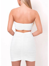 Sexy schlanke Weste Tube Top Tasche Hüftrock